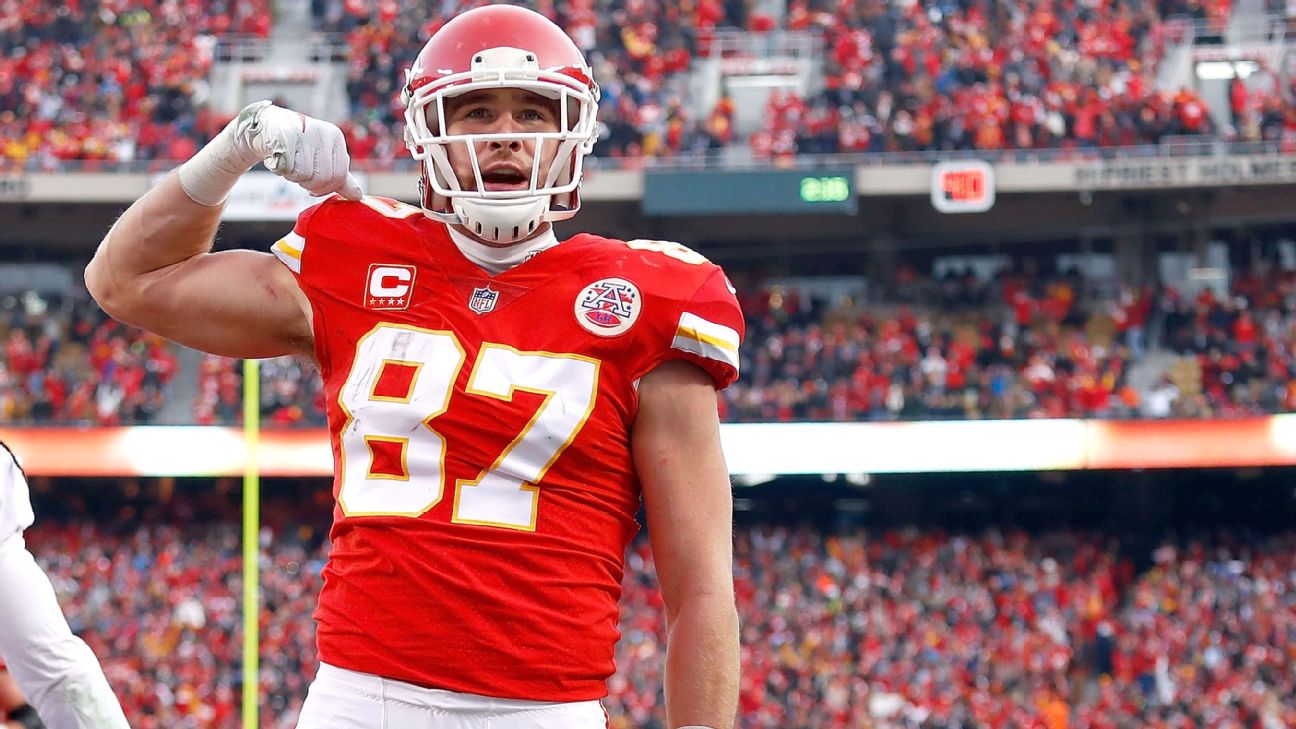Travis Kelce had a big game for the Kansas City Chiefs